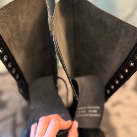 Dr. Martens Leather Combat Boots - Picture 3 of 7